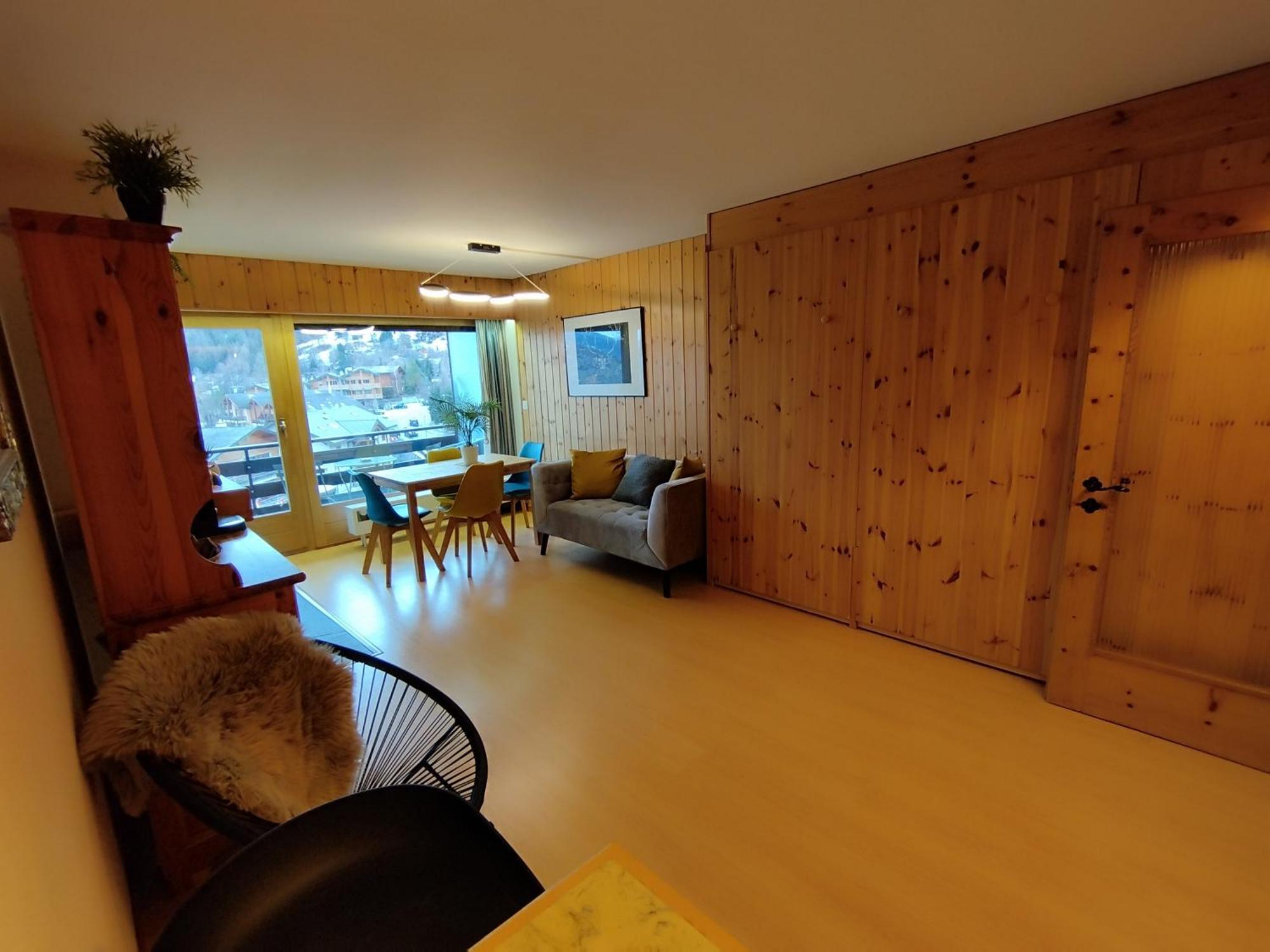 Superbe Appartement Au Centre De La Station Нендаз Екстериор снимка